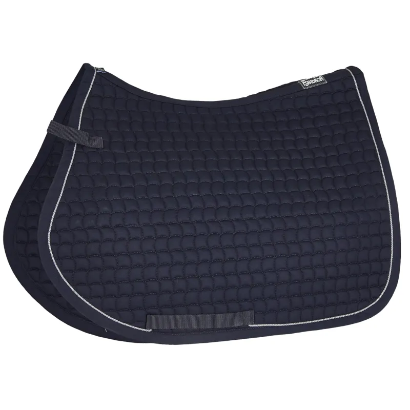Eskadron Classic Piped Saddlecloth General Purpose Navy/Silver
